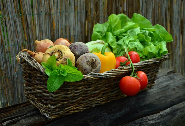warzywa w koszyku